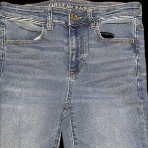 American Eagle High Rise Jegging Blue Jeans Size 6 Regular
